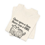 Once Upon a Time Cat & Tattoos T-Shirt | Tattooed Cat Lover Gift
