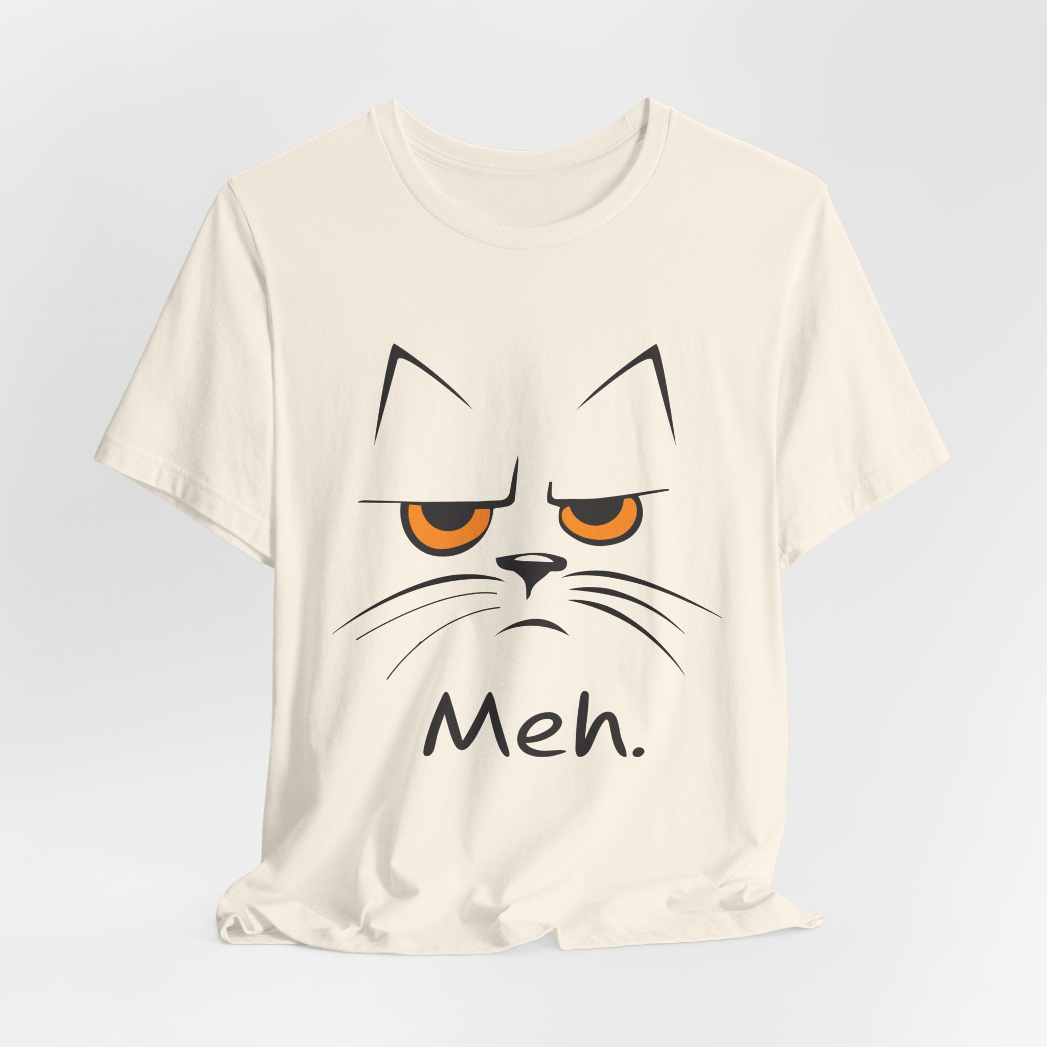 Meh. Grumpy Cat T-Shirt | Relatable Cat Lover Gift