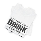 Lost Or Drunk Camping Tee | Campfire Party Gift