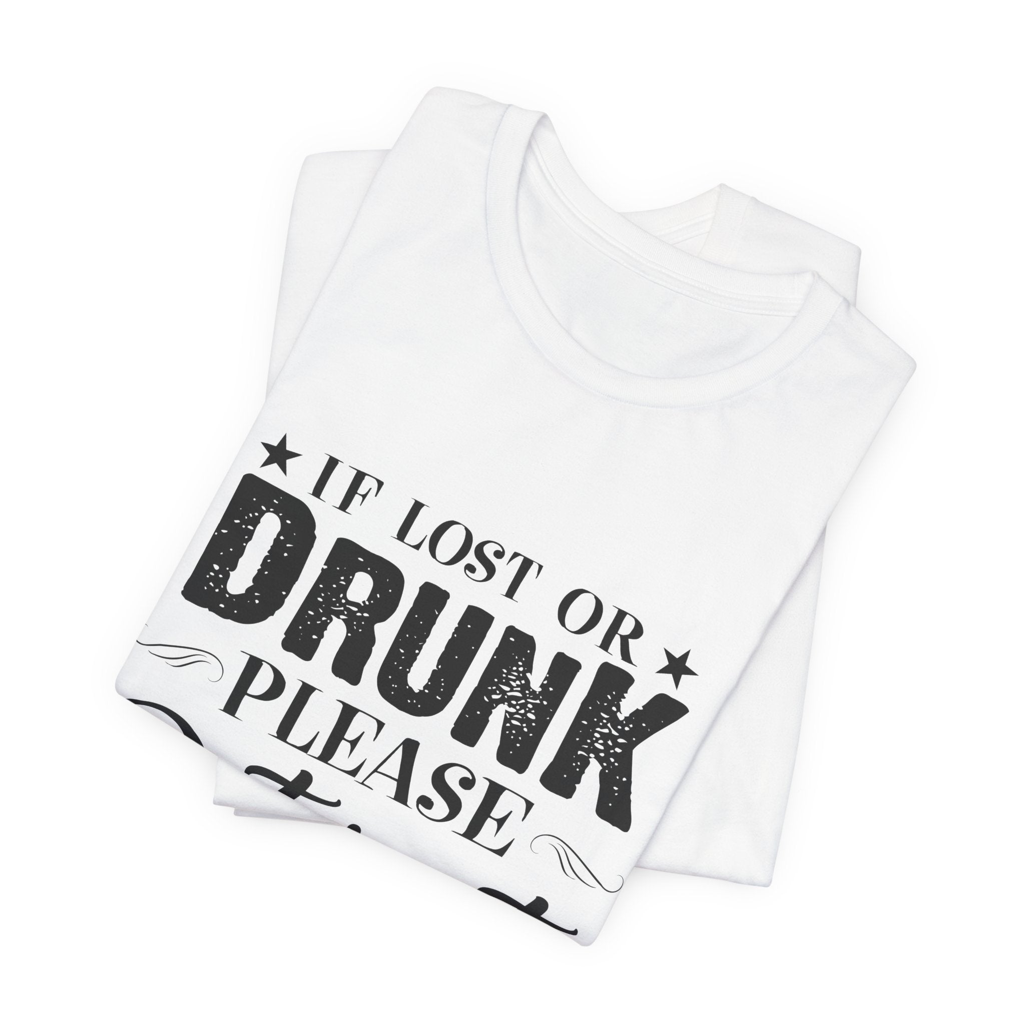 Lost Or Drunk Camping Tee | Campfire Party Gift