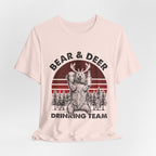 Bear & Deer Drinking Team T-Shirt | Campers Gift