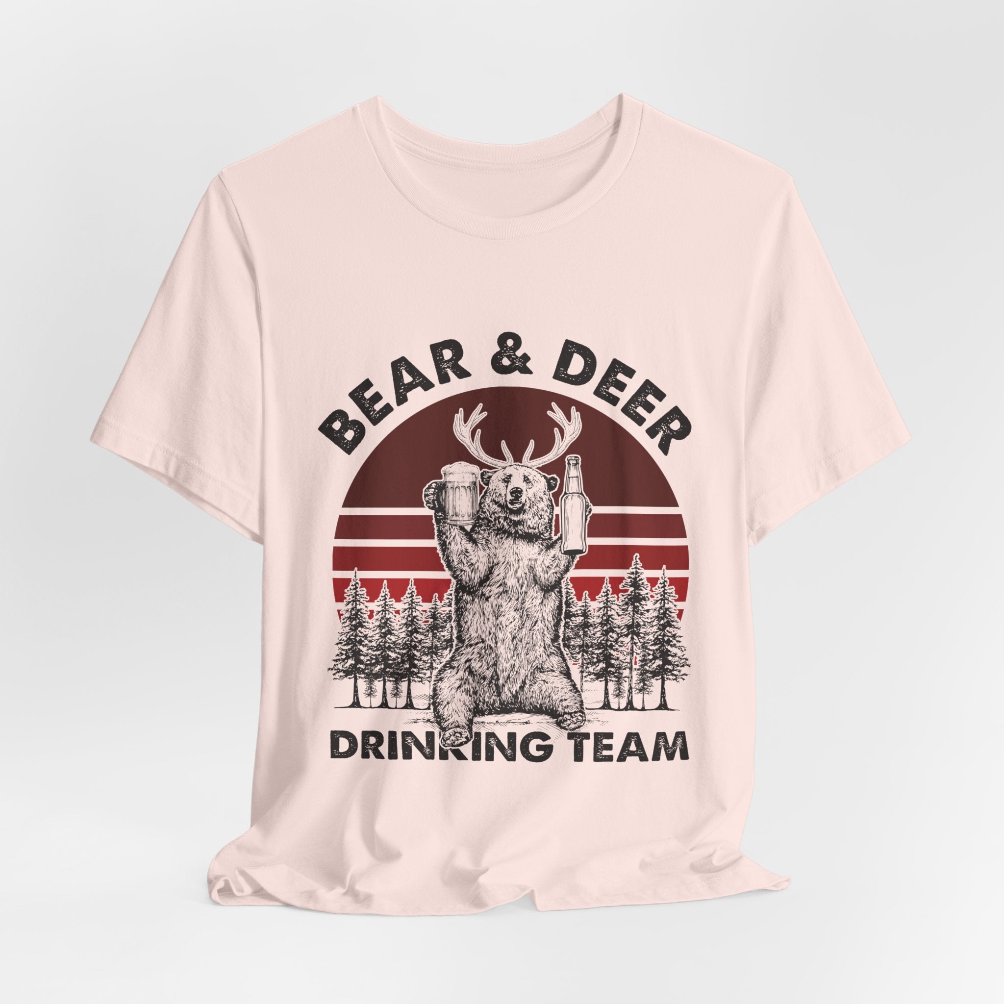 Bear & Deer Drinking Team T-Shirt | Campers Gift