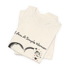 I Am A Simple Woman T-Shirt | Dog Mom Gift