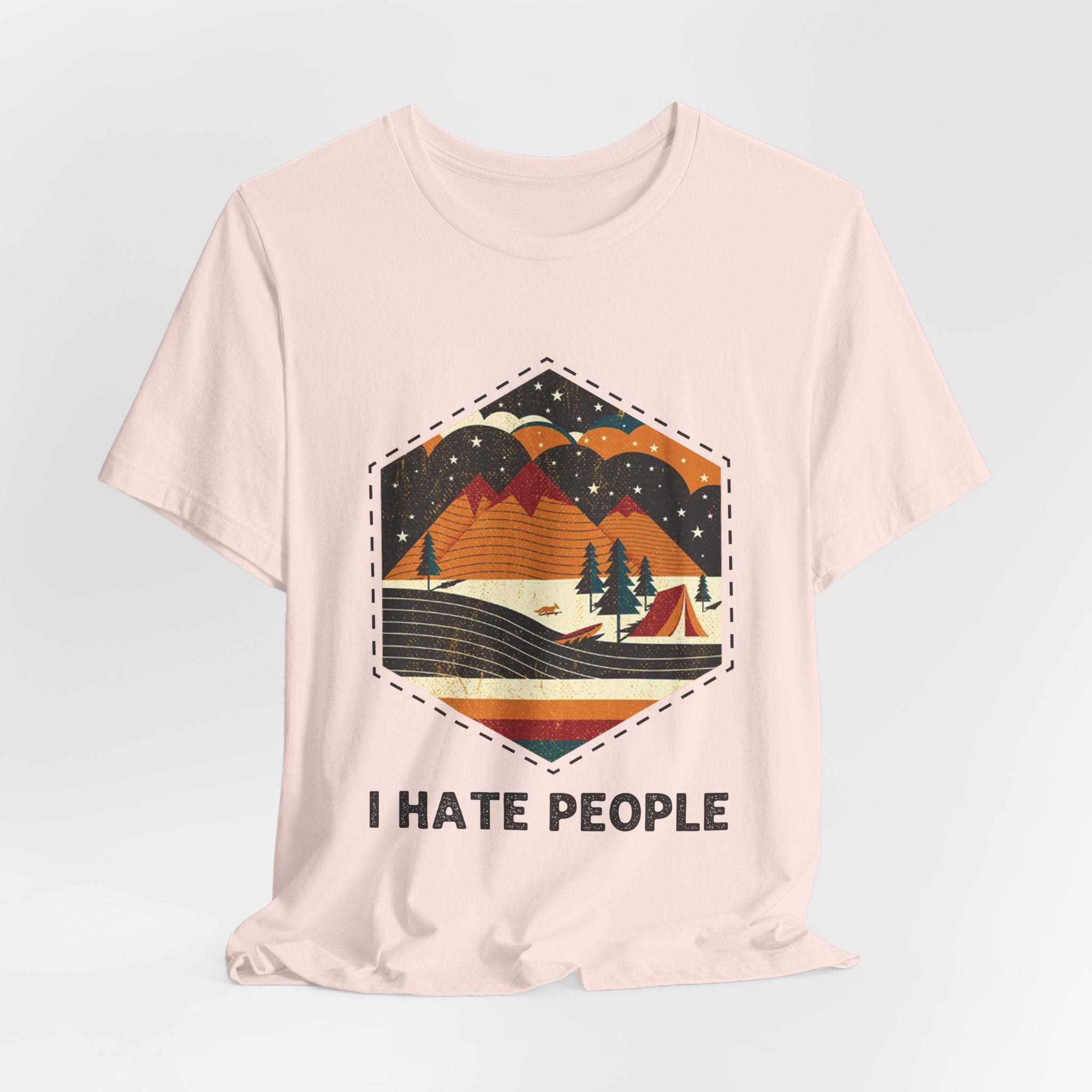 I Hate People T-Shirt | Introverted Camper Gift