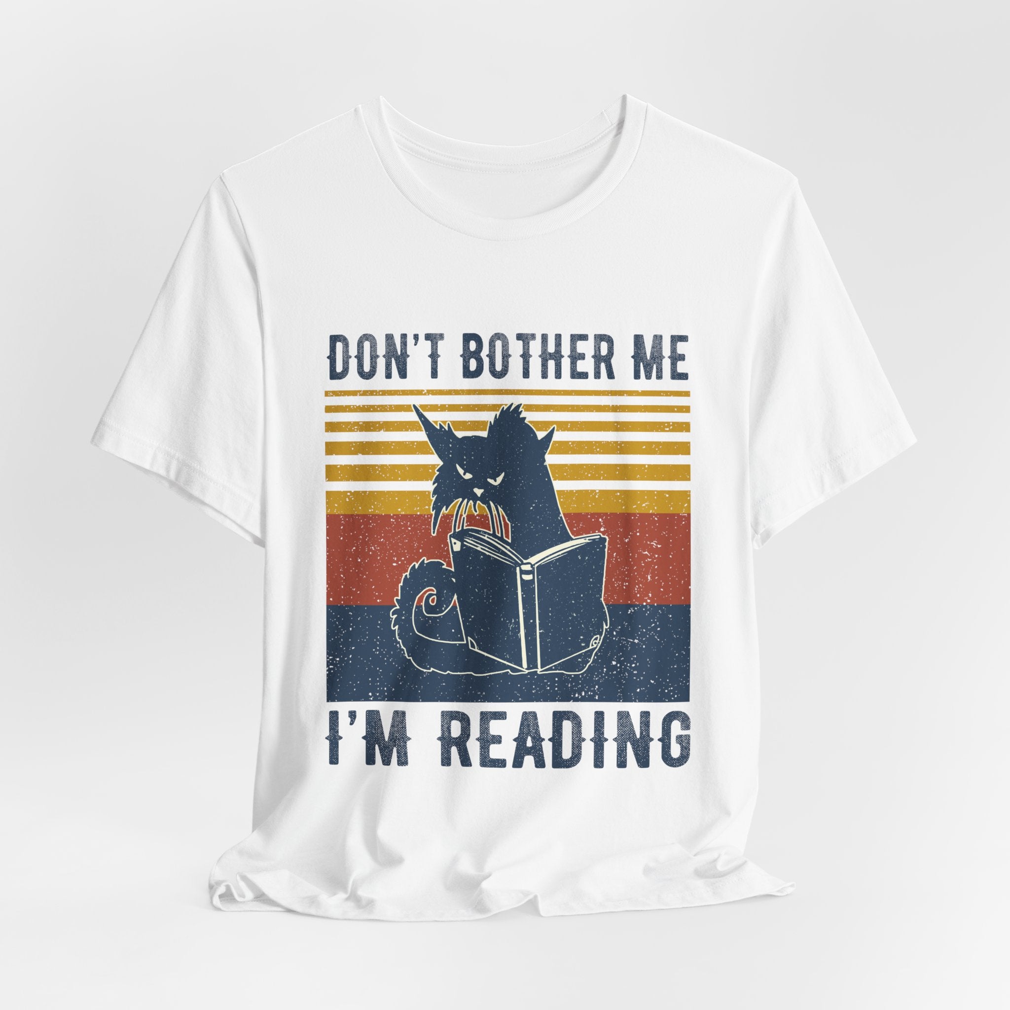 Don't Bother Me I'm Reading T-Shirt | Grumpy Cat Book Lover Gift