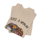 Just A Woman Who Love Elephants And Has Tattoos T-Shirt | Elephant Fan Gift