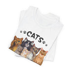 Cats Make Me Happy Humans Make My Head Hurt T-Shirt | Cat Lover Gift