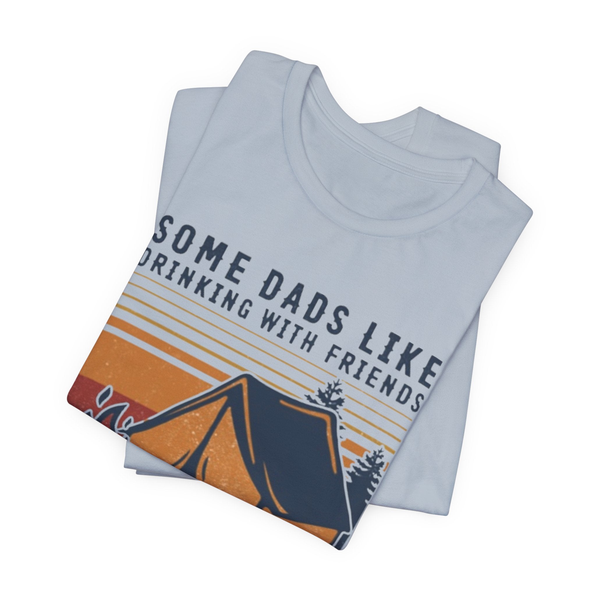 Great Dads Go Camping With Daughters T-Shirt | Camping Dad Gift