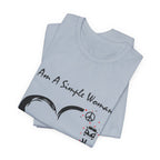 I Am A Simple Woman T-Shirt | Camping Life Gift
