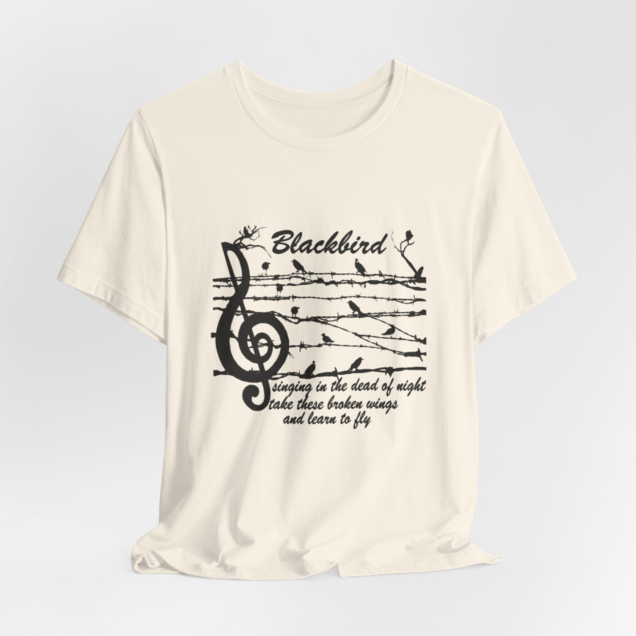 Blackbird Learn to Fly T-Shirt | Free Spirit Gift