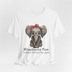 Elephants Mom The Legend T-Shirt | Elephant Lover Gift for Women