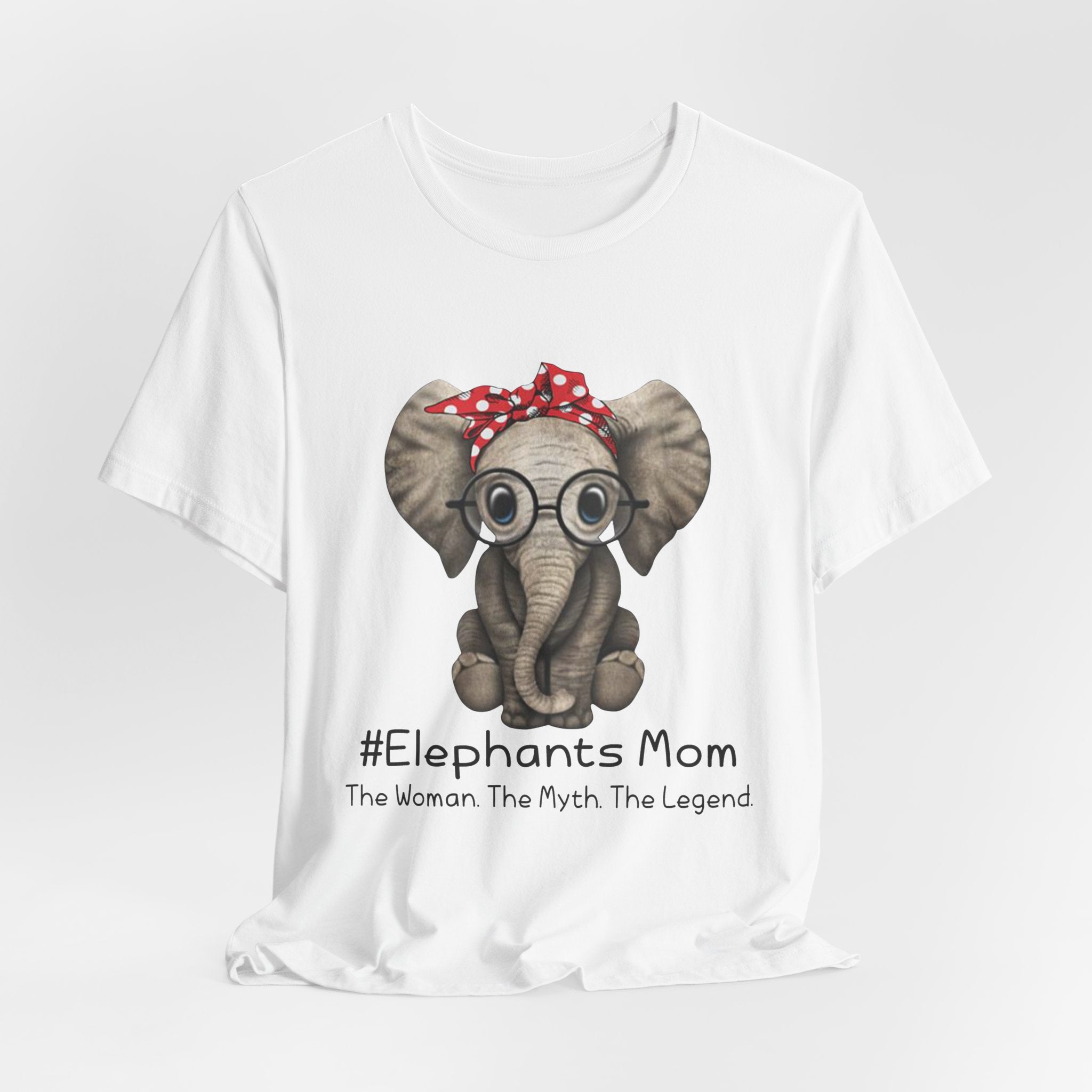 Elephants Mom The Legend T-Shirt | Elephant Lover Gift for Women