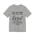 Girl Who Loved Cats & Dogs T-Shirt | Dog Lover Gift