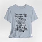 Once Upon a Time Cat & Tattoos T-Shirt | Tattooed Cat Lover Gift