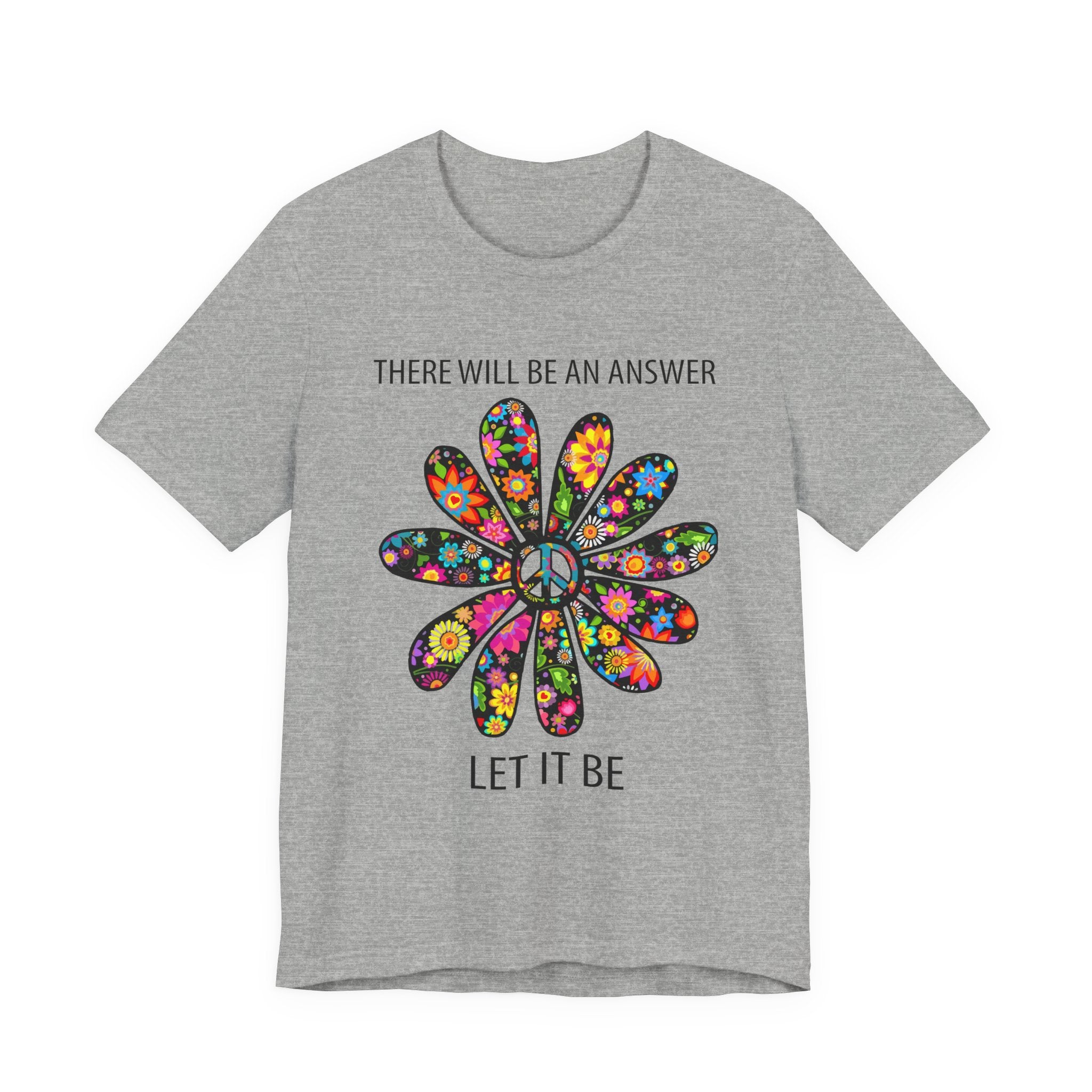 "Let It Be" Peace Flower T-Shirt | Hippie Soul Gift