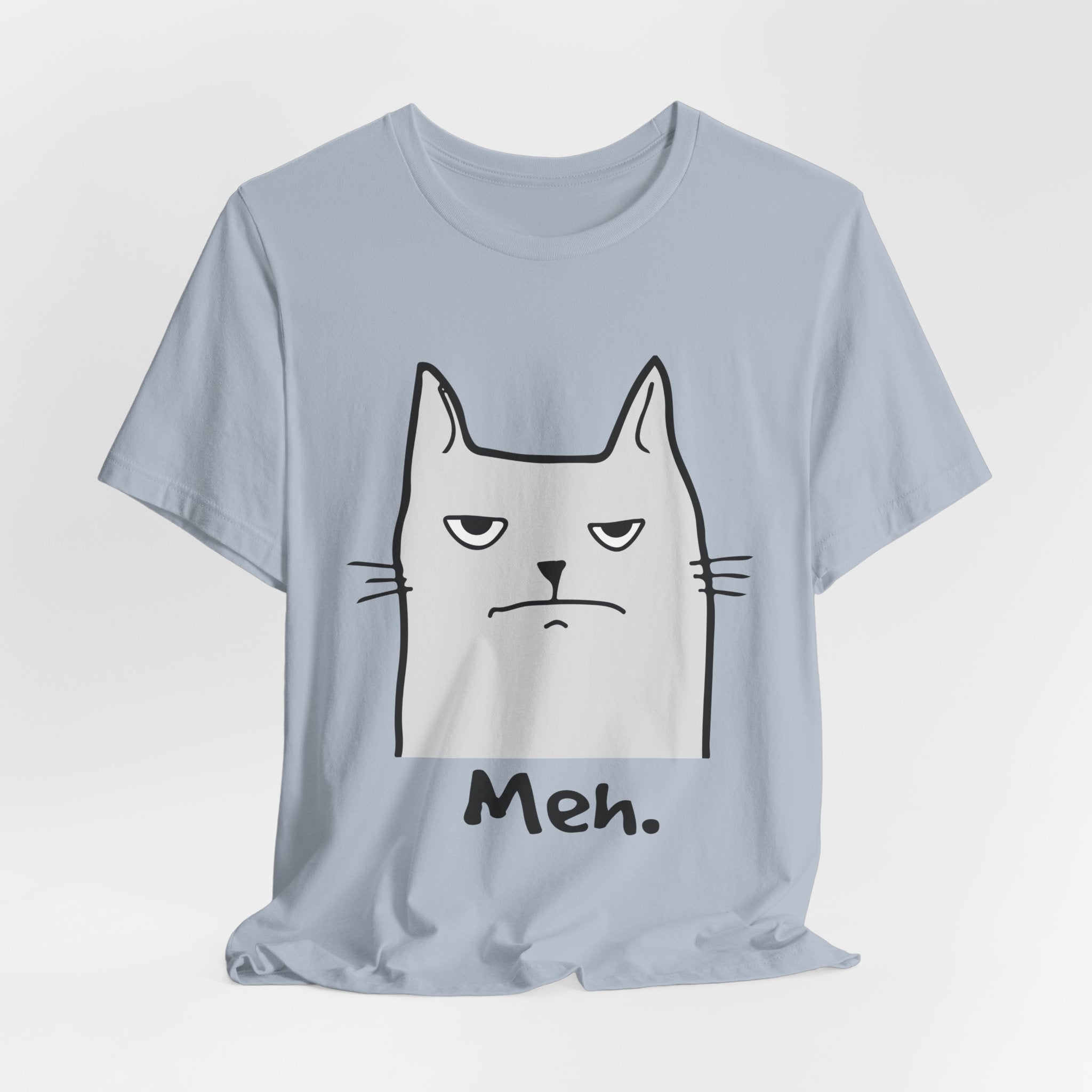 Meh. Grumpy Cat T-Shirt | Funny Cat Lover Gift