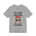 No I Don't Care Cat T-Shirt | Sassy Cat Lover Gift