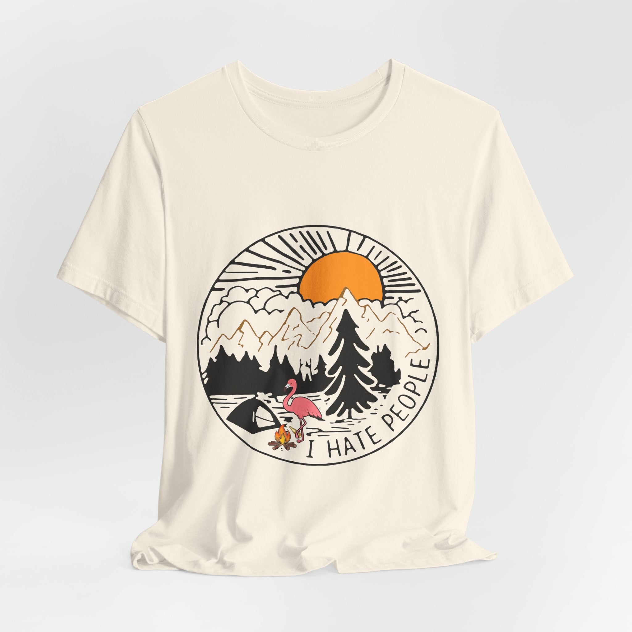 I Hate People Camping T-Shirt | Introvert Camper Gift
