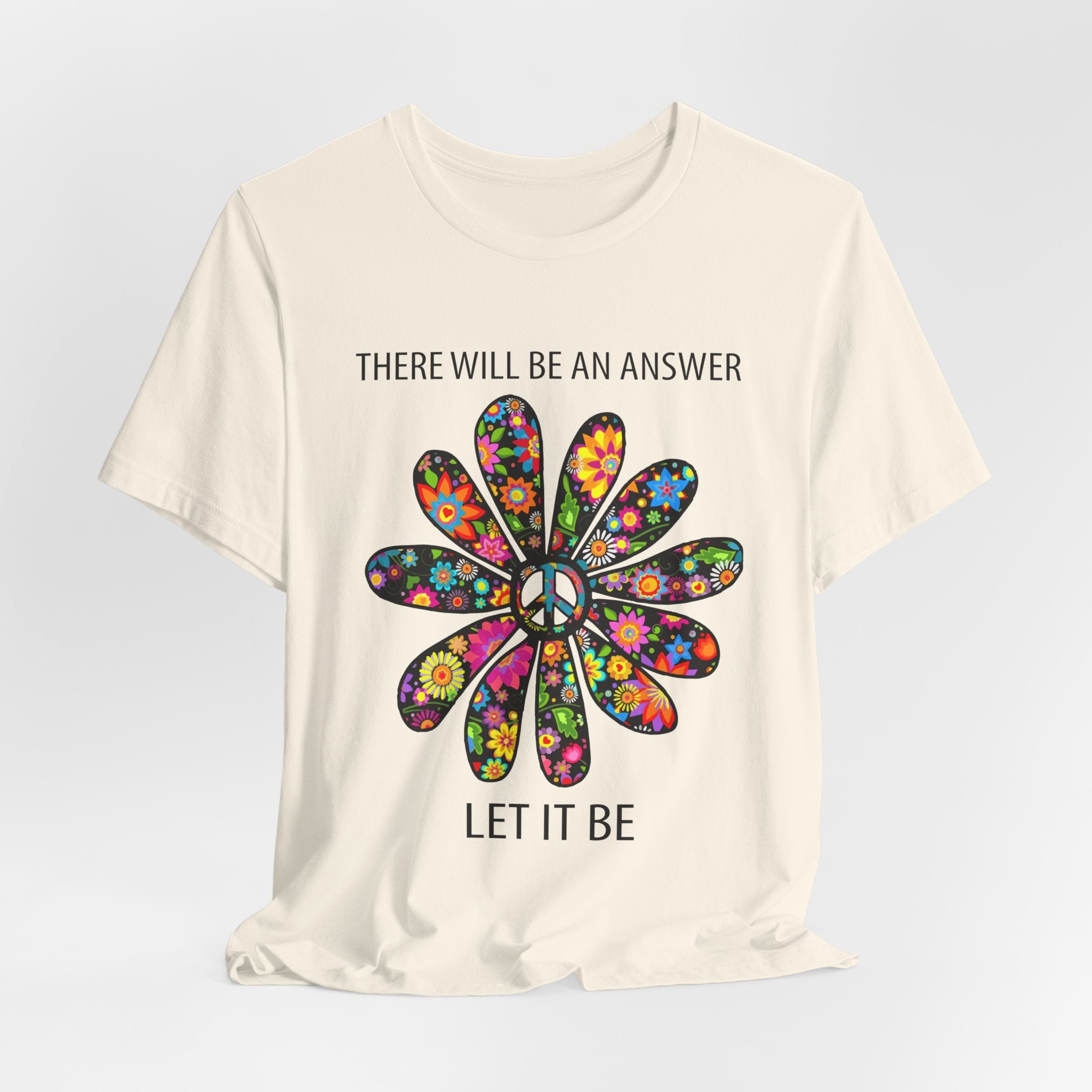 "Let It Be" Peace Flower T-Shirt | Hippie Soul Gift