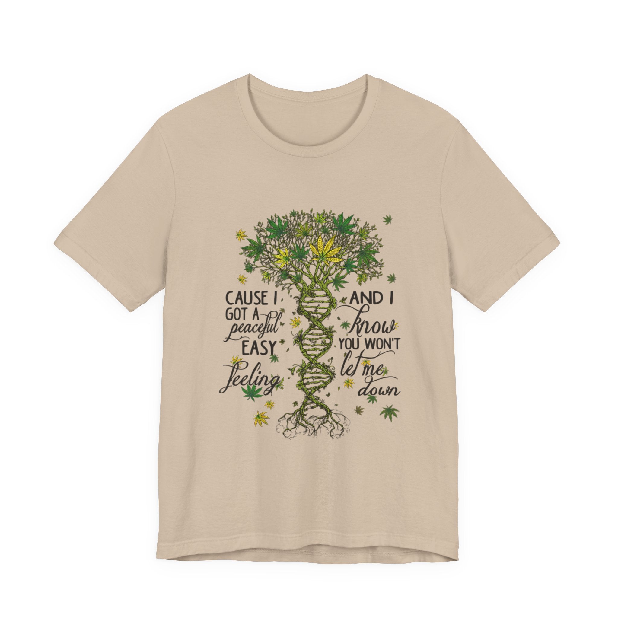 Peaceful Easy Feeling T-Shirt | Hippie Soul Cannabis DNA Gift