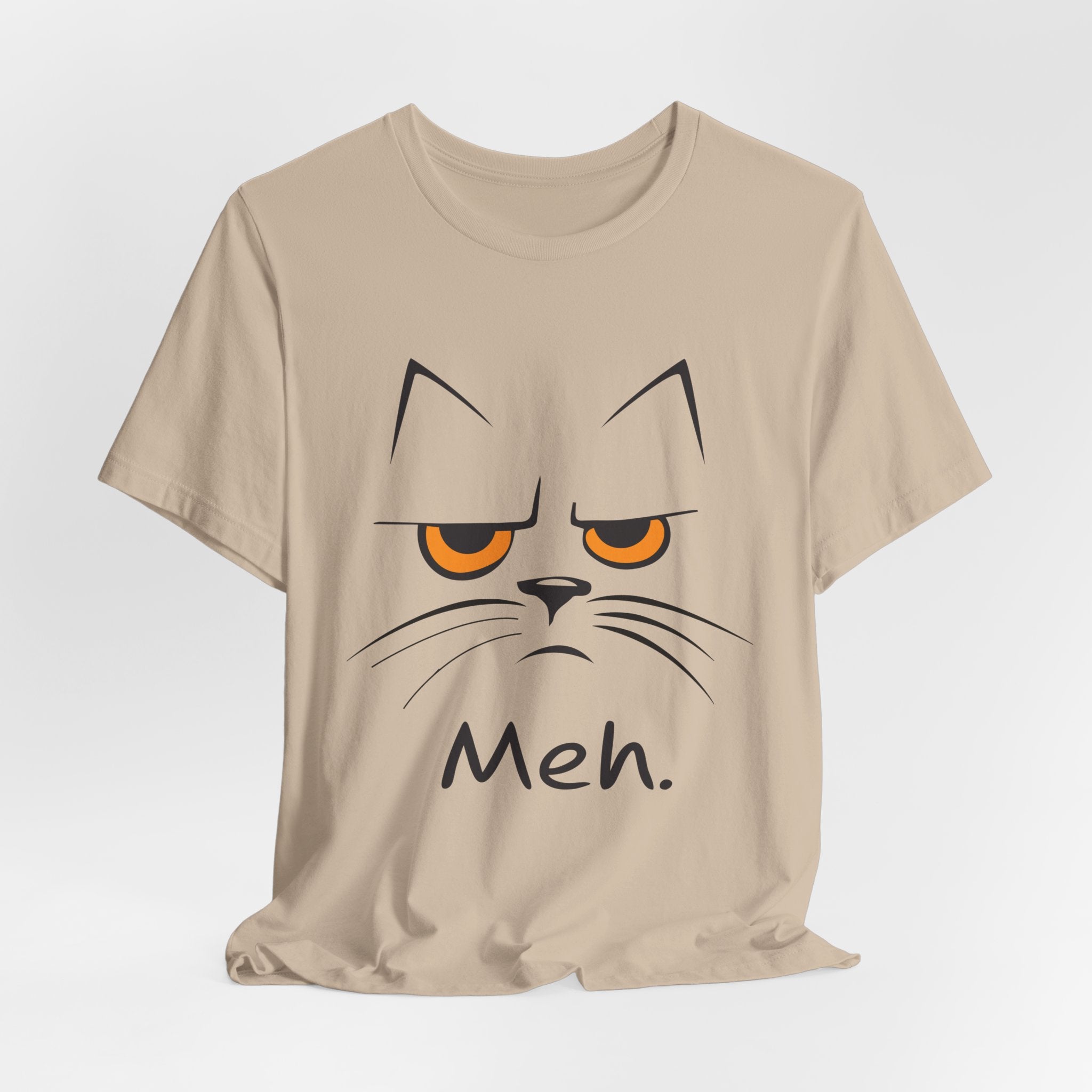 Meh. Grumpy Cat T-Shirt | Relatable Cat Lover Gift