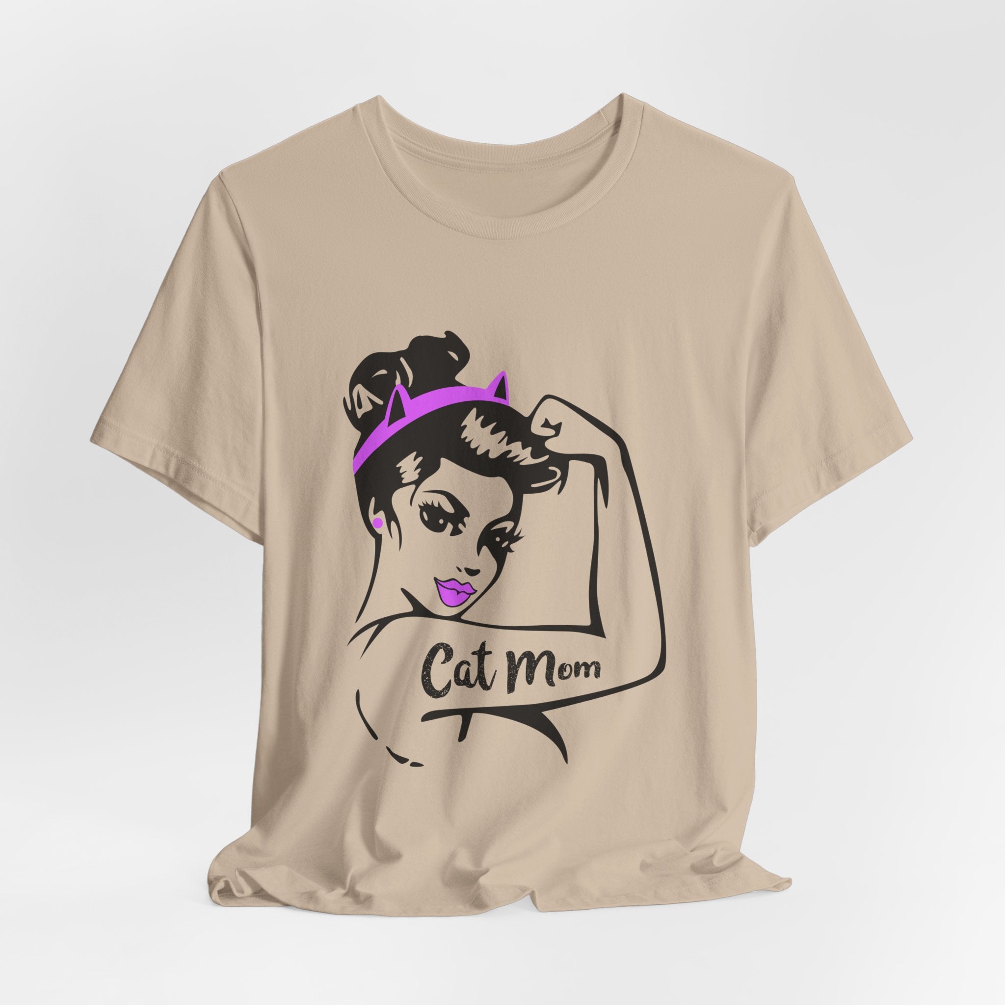 Cat Mom Rosie T-Shirt | Empowered Cat Mom Gift