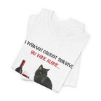 Wine & Cat Lover T-Shirt | Funny Cat Mom Gift