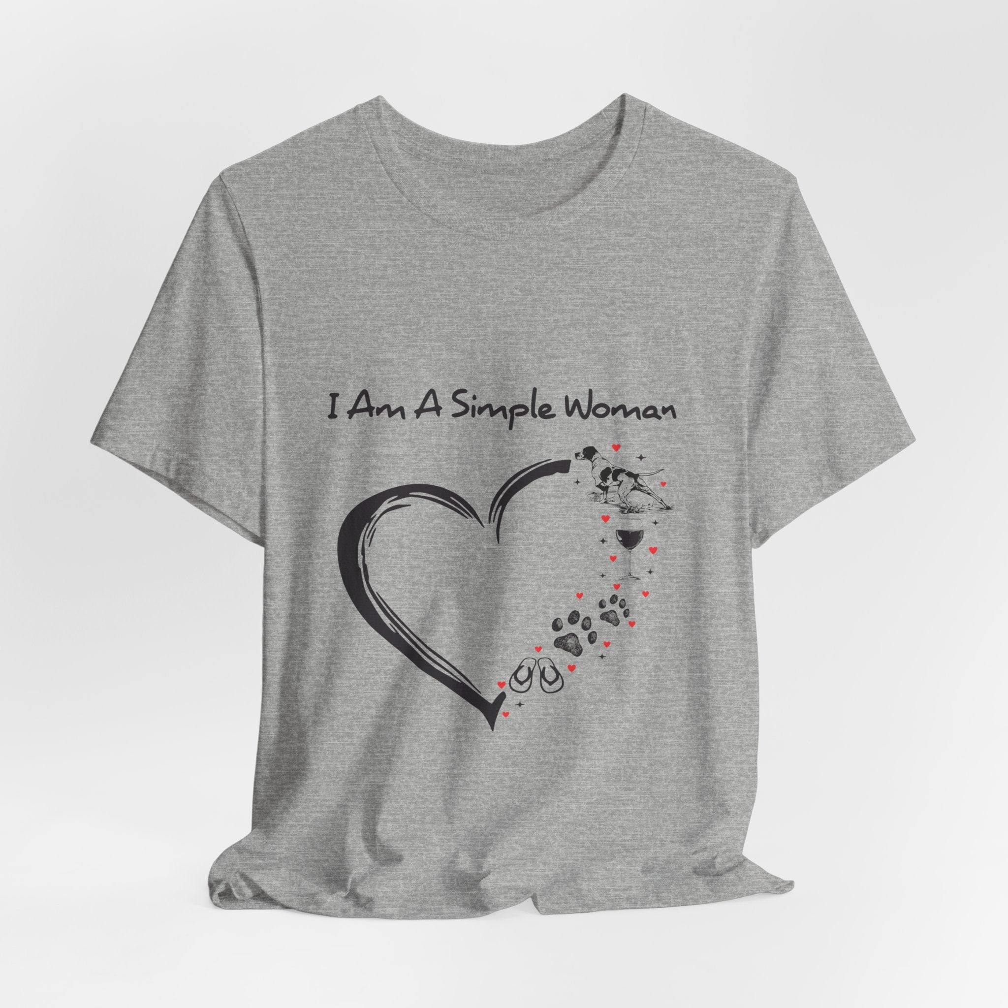 I Am A Simple Woman T-Shirt | Dog Mom Gift