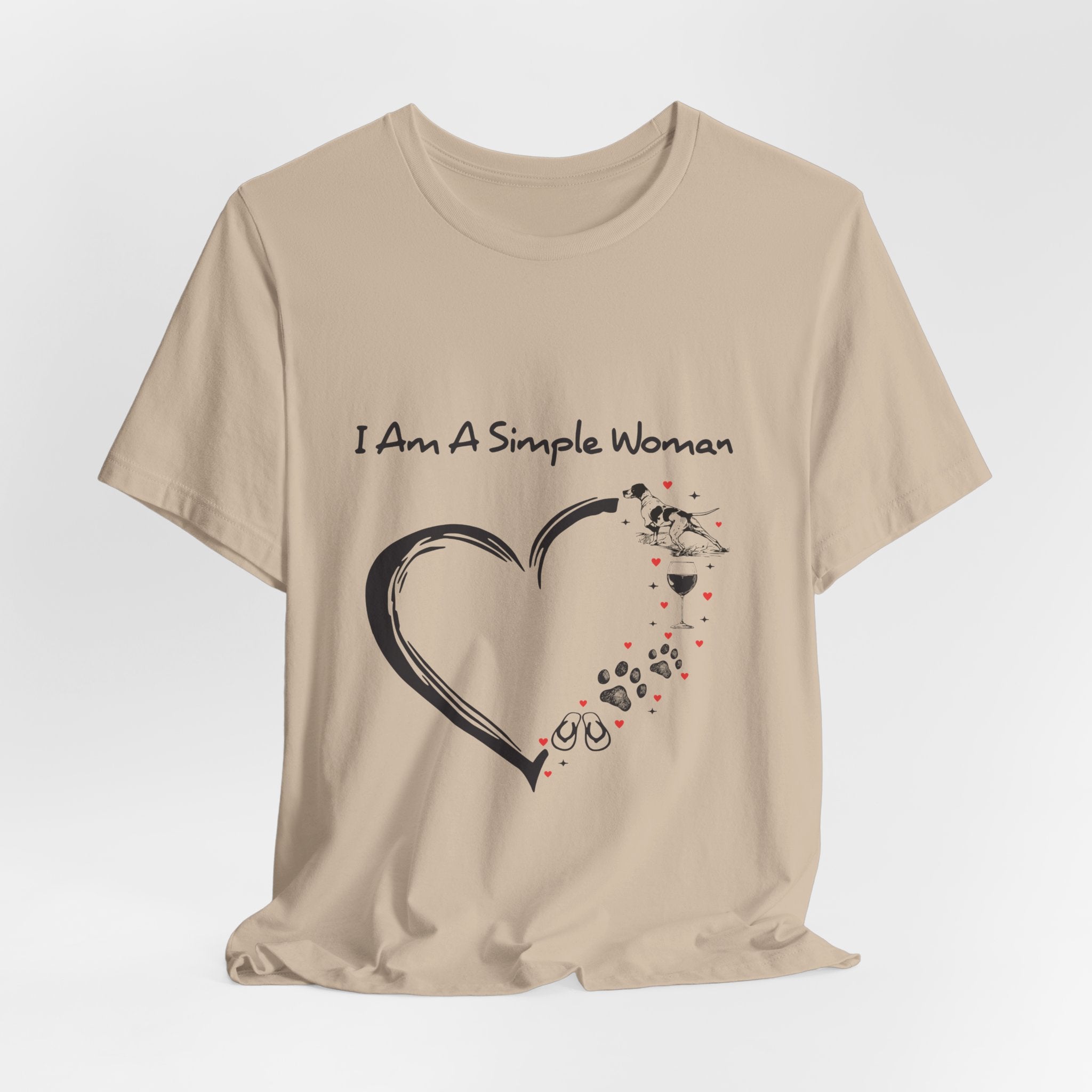 I Am A Simple Woman T-Shirt | Dog Mom Gift