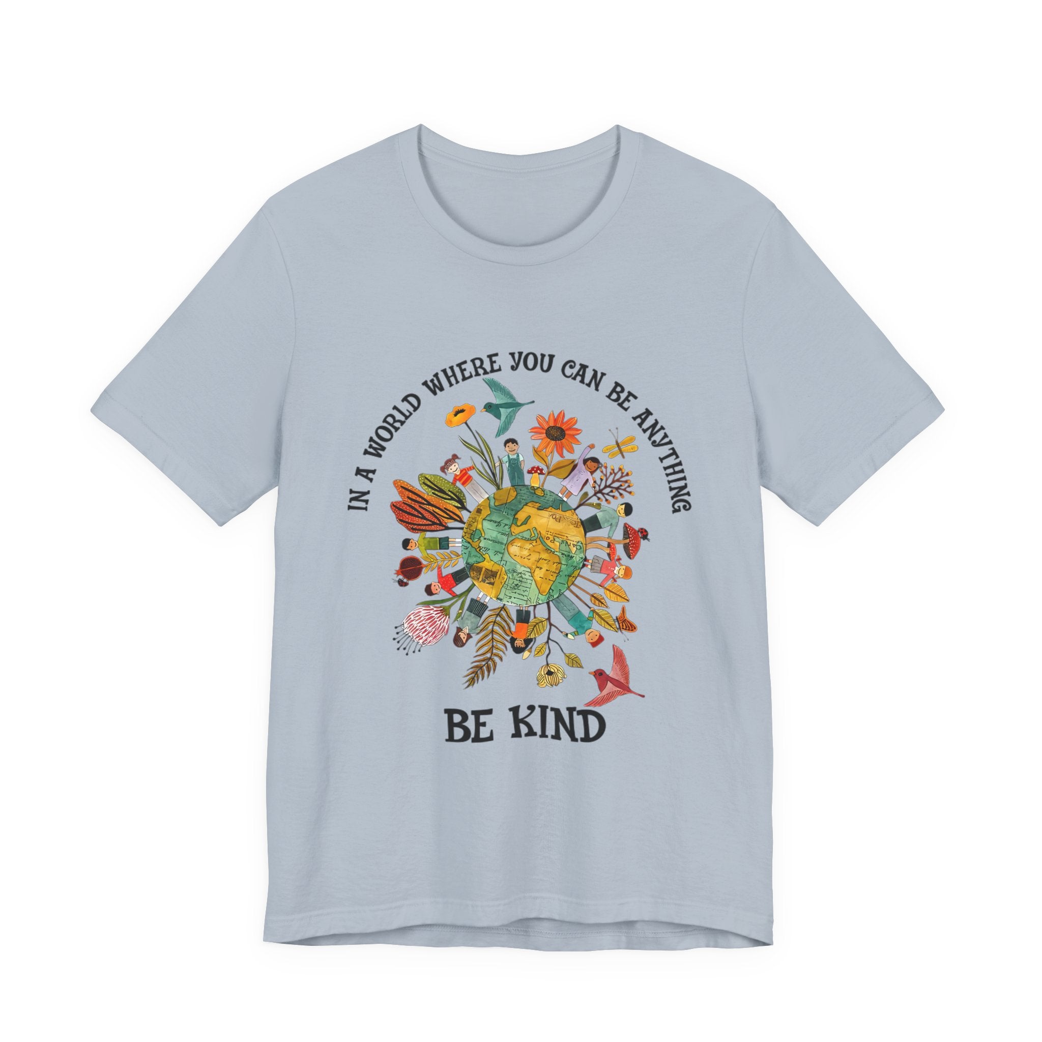 In A World Be Kind T-Shirt | Hippie Soul Gift
