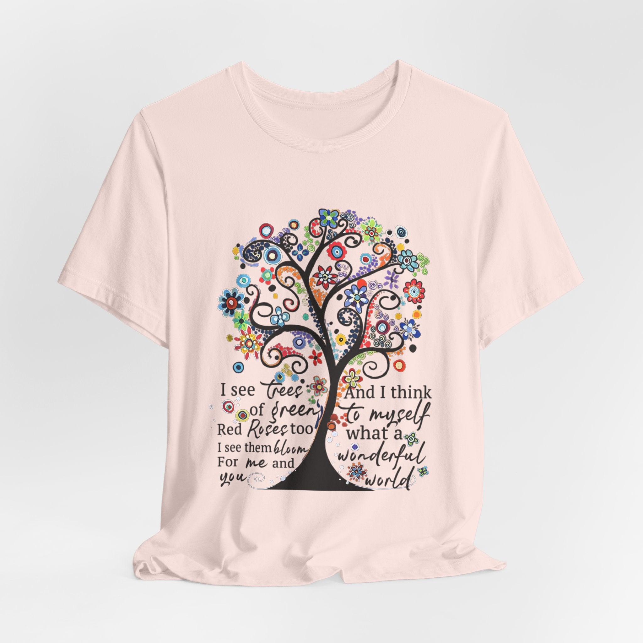 What a Wonderful World T-Shirt | Hippie Soul Gift