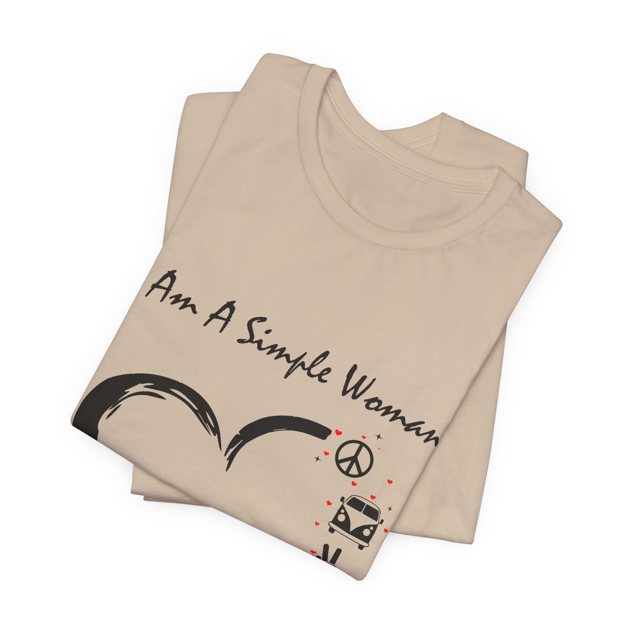 I Am A Simple Woman T-Shirt | Camping Life Gift
