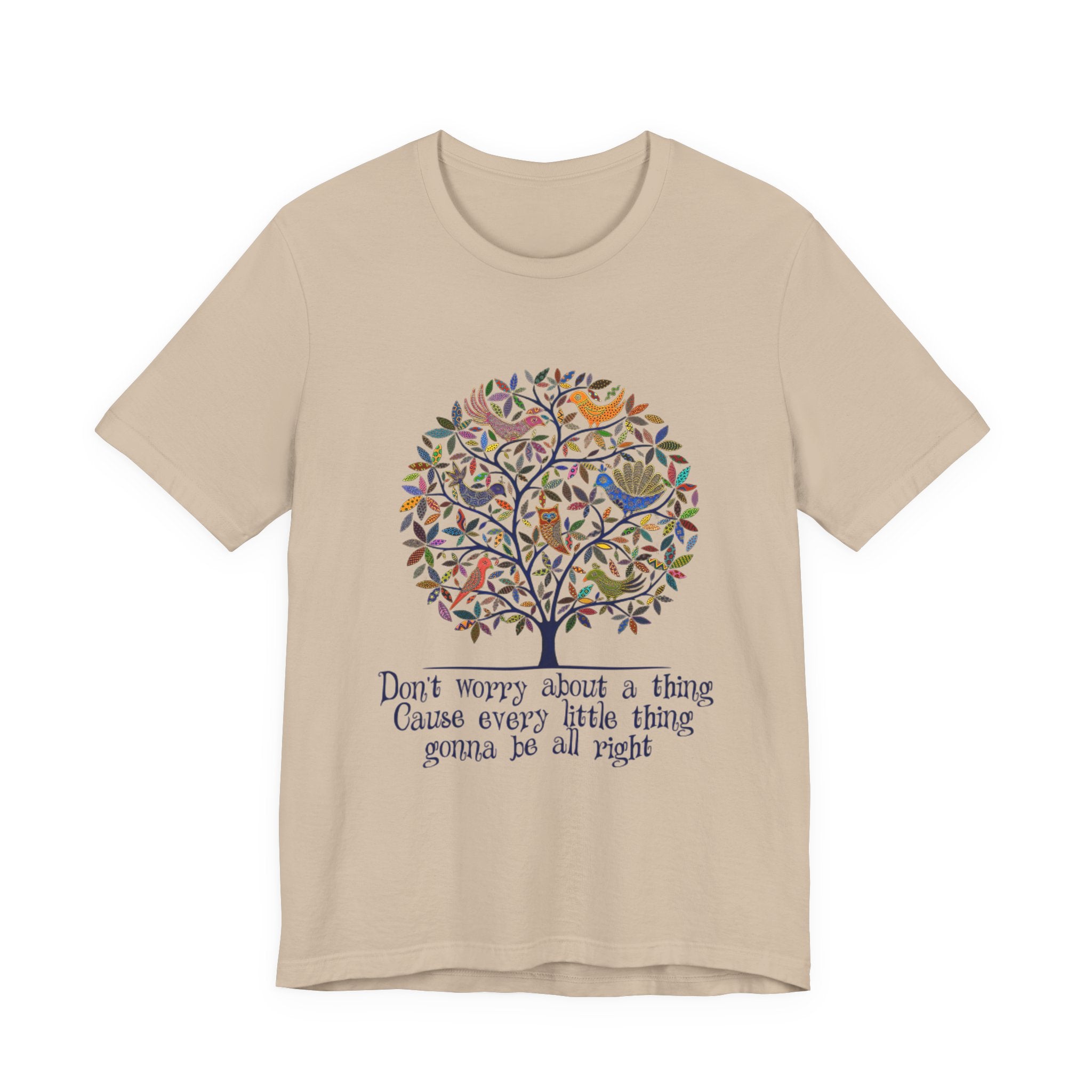 Don't Worry About A Thing Good Vibes T-Shirt | Free Spirit Gift