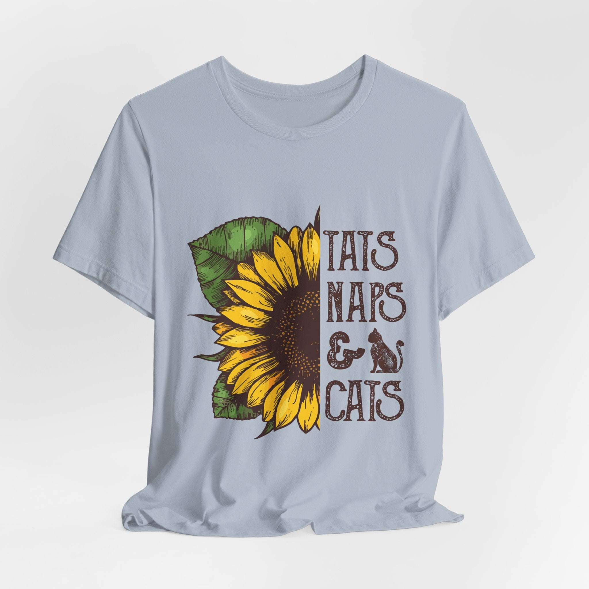 Sunflower TAIS NAPS & CAIS Tee | Cat Lover Gift