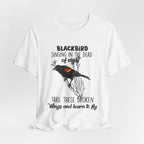 Blackbird Learn to Fly T-Shirt | Free Spirit Hippie Gift