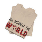 World Revolves Around My Dogs T-Shirt | Dog Lover Gift