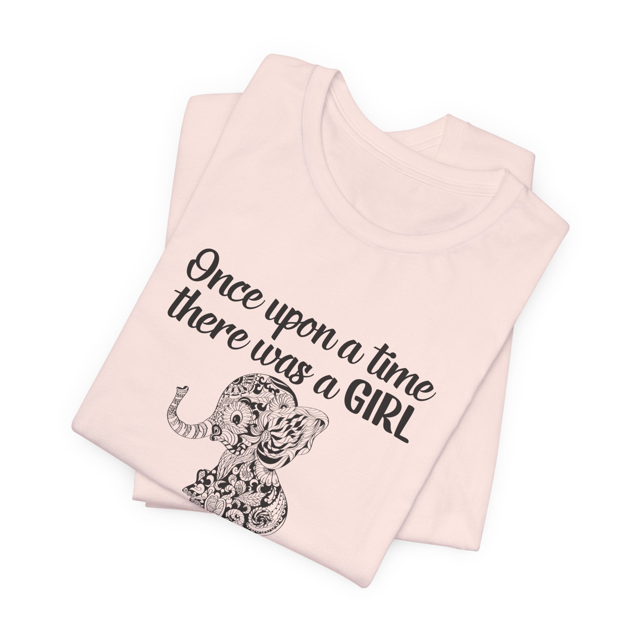 Girl Who Loved Elephants & Tattoos T-Shirt | Tattoo Lover Gift
