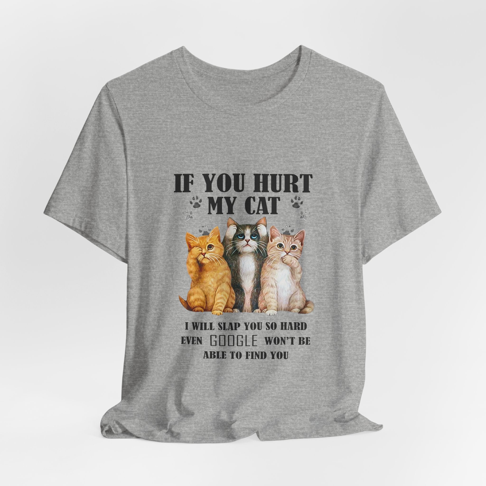 If You Hurt My Cat T-Shirt | Protective Cat Lover Gift
