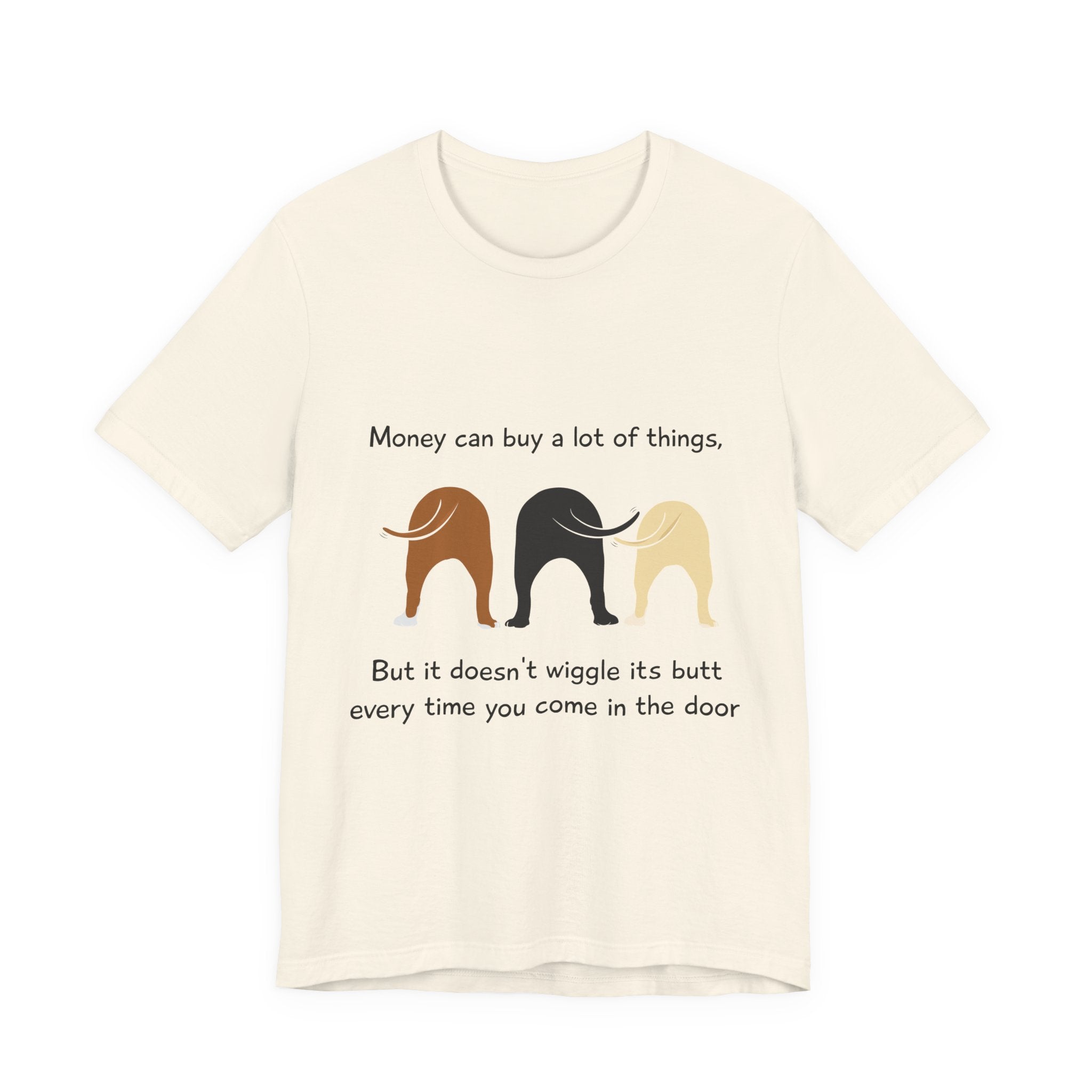 Wiggle Butt Dog Greeting T-Shirt | Dog Lover Gift