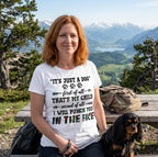 "It's Just a Dog" Protective Pet Parent T-Shirt | Funny Dog Lover Gift