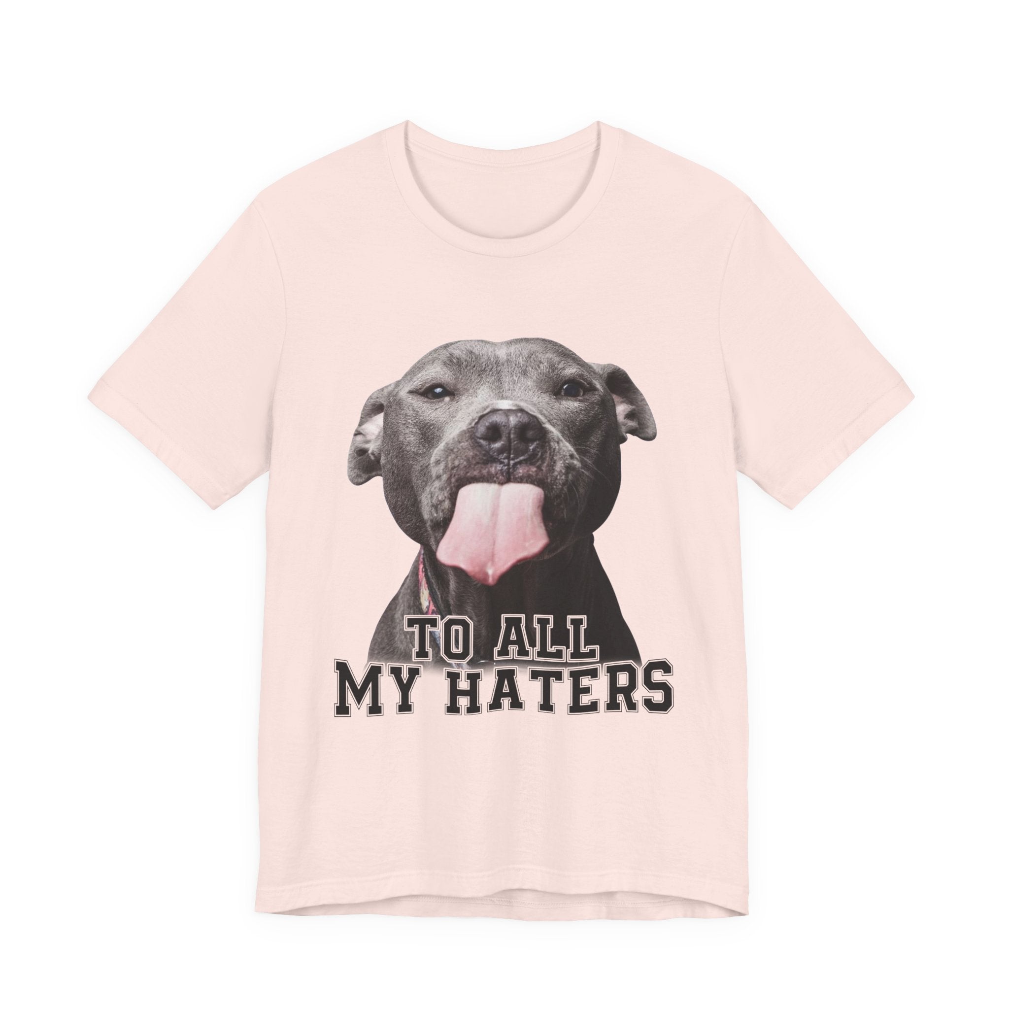 To All My Haters T-Shirt | Sassy Pitbull Dog Lover Gift