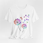 Paw Print Dandelion T-Shirt | Dog Lover Gift for Fur Parents