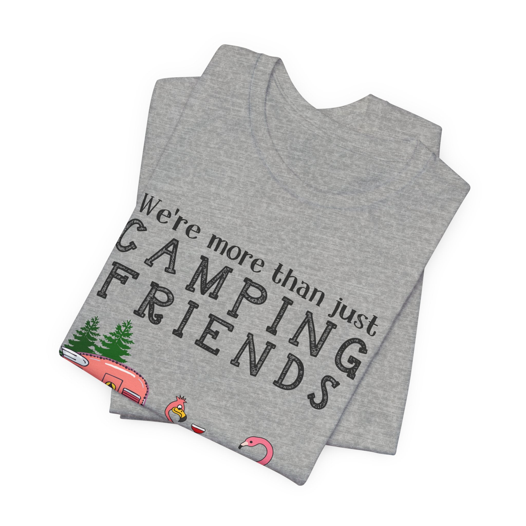 Camping Friends Small Gang T-Shirt | RV Camper Group Gift