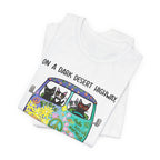 On a Dark Desert Highway Cats T-Shirt | Cat Lover Gift