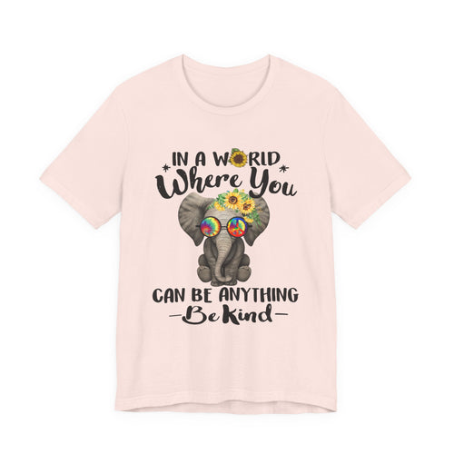 Be Kind Elephant T-Shirt | Hippie Soul Peace Lover Gift