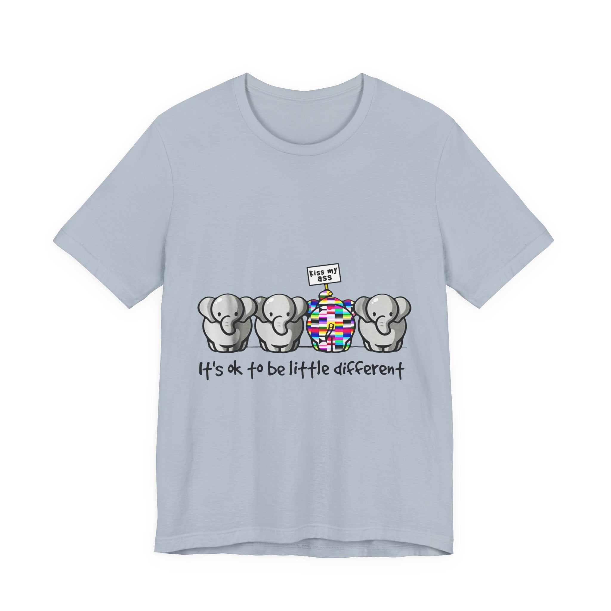 It's Ok To Be Different Elephant T-Shirt | Sassy Wildlife Gift