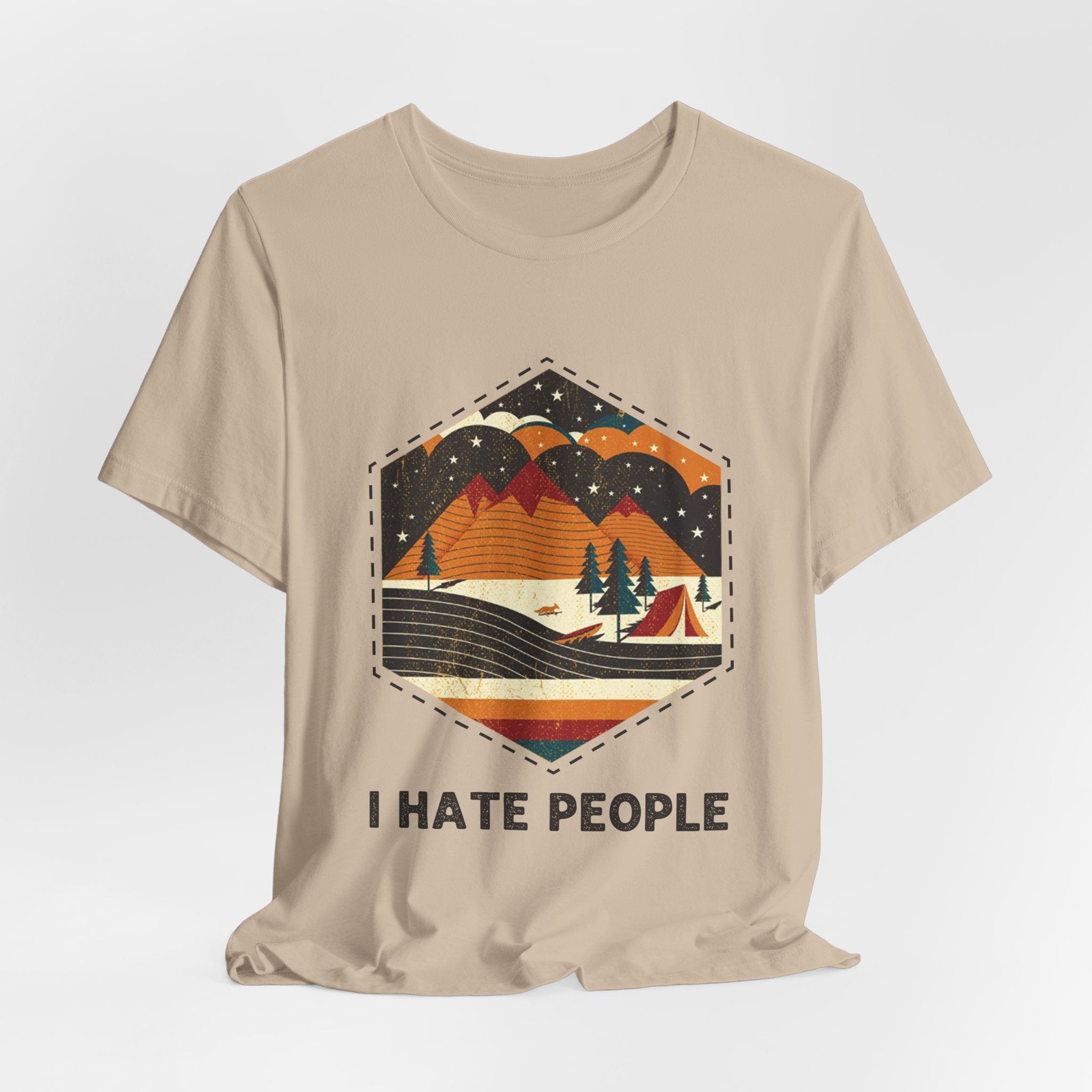 I Hate People T-Shirt | Introverted Camper Gift