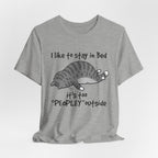 Too "PEOPLEY" Outside T-Shirt | Introvert Cat Lover Gift