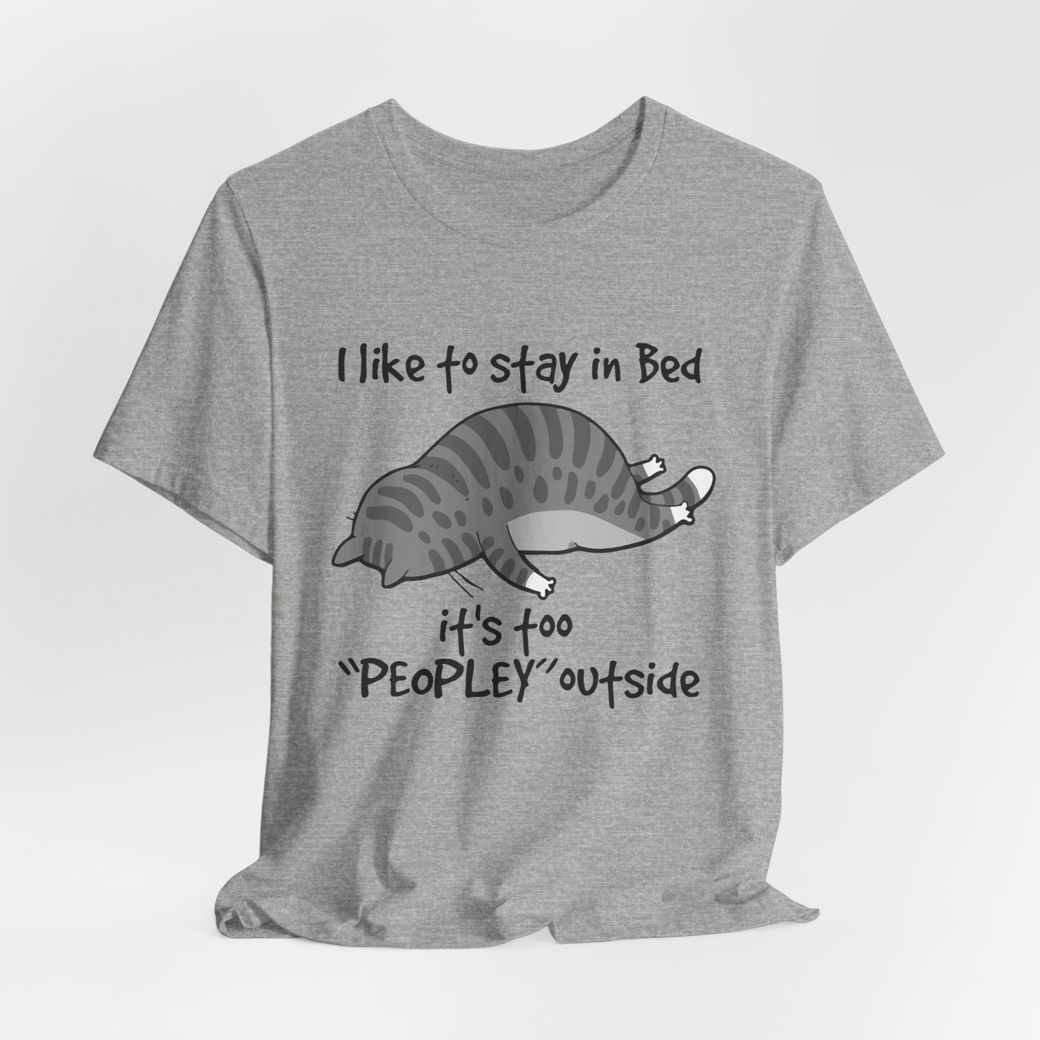Too "PEOPLEY" Outside T-Shirt | Introvert Cat Lover Gift
