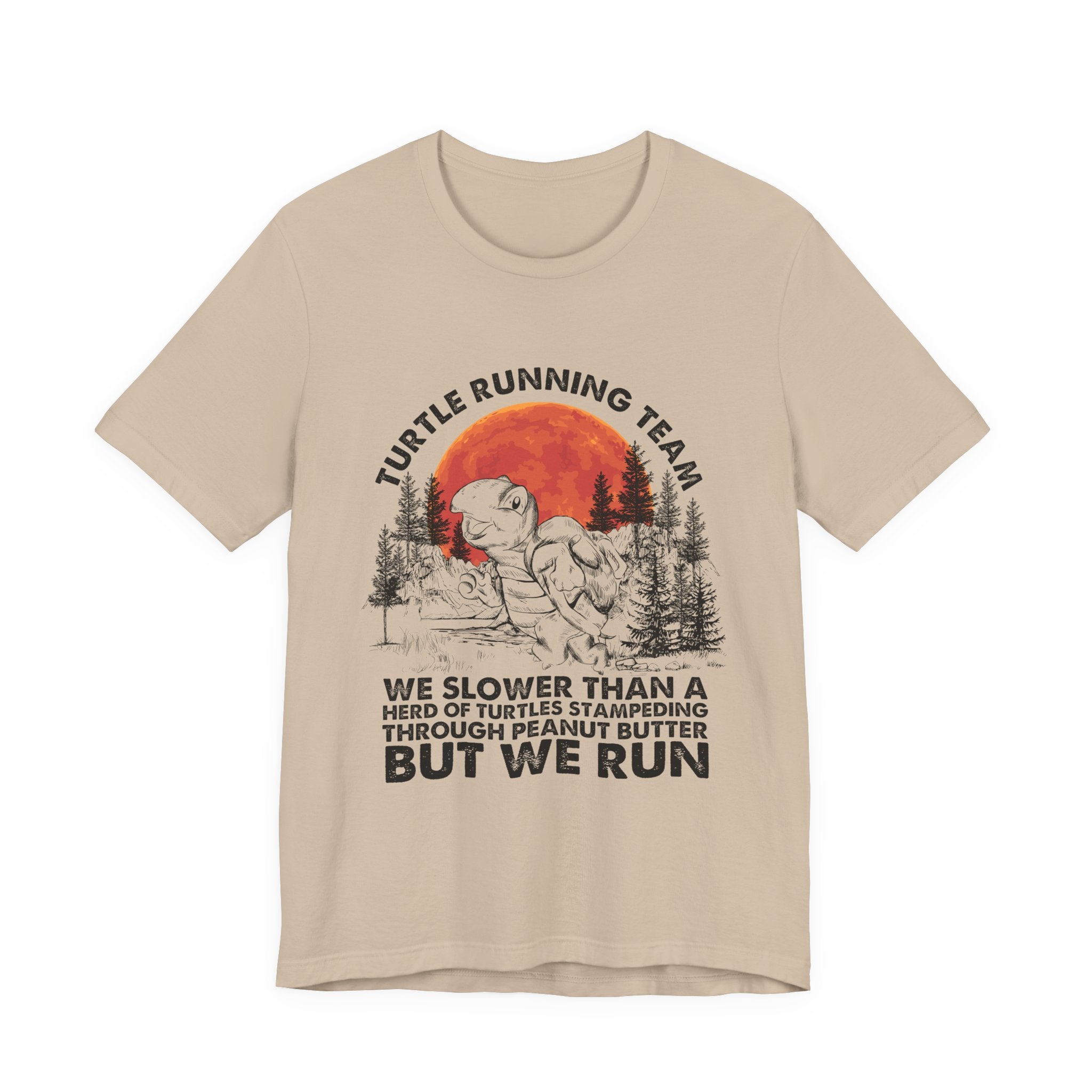 Turtle Running Team T-Shirt | Funny Outdoor Runner Gift